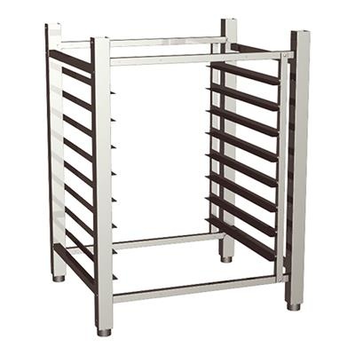 Onderstel 8 regalen RVS 60.0x52.0x(h)78.0cm