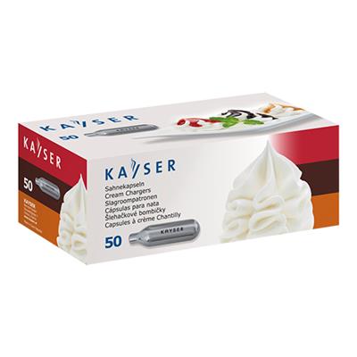 Set van 50 slagroompatronen kayser