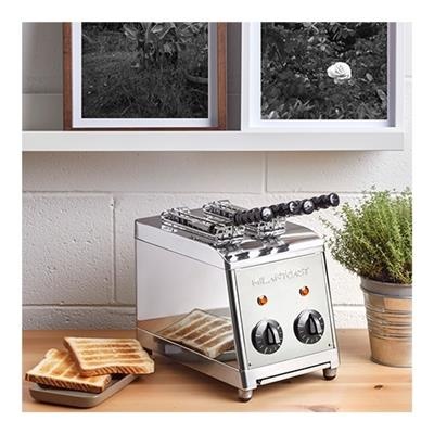Tosti apparaat 30.0x18.0cm(h)30.0cm inclusief 2 tangen