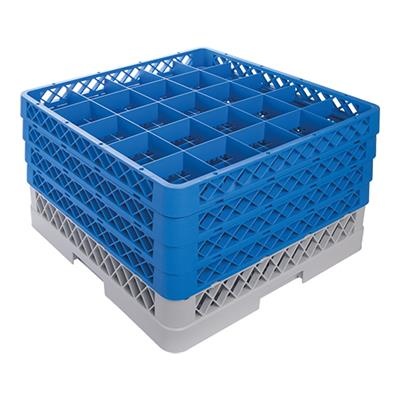 Voetglazenkorf 25 compartimenten (h)26.0x50.0x50.0cm