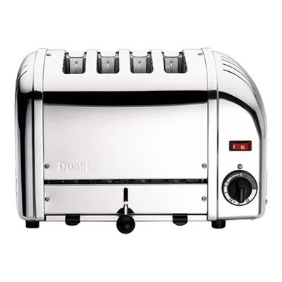 Broodrooster 4 sleuven RVS dualit