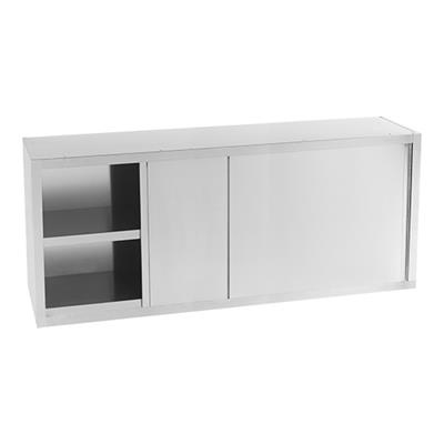 Wandkast 140x40x(h)63.0cm RVS modular