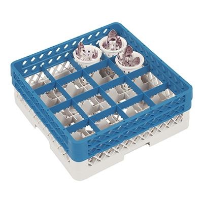 Bestekkorf 50.0x50.0x16.0(h)cm met opzetranden