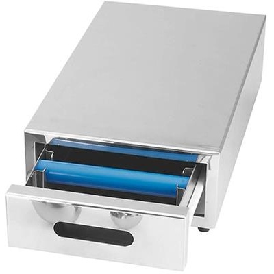 Afkloplade 39.0x22.5x(h)11.0cm RVS