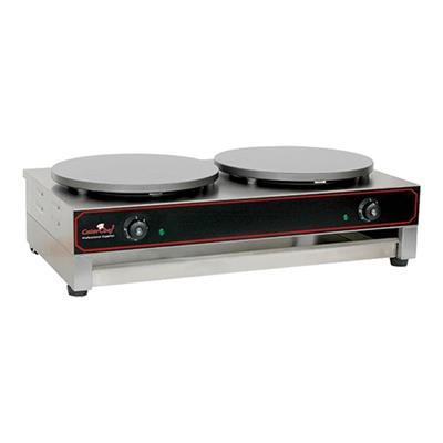 Crepesbakapparaat 40.0cm rond 2x3000w caterchef