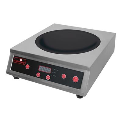 Wok-inductiekoker RVS 18/10 caterchef
