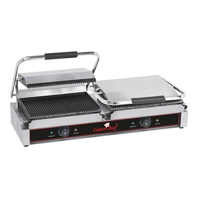 Contact grill duo 84.0x32.5cm(h)19.3cm ribbel