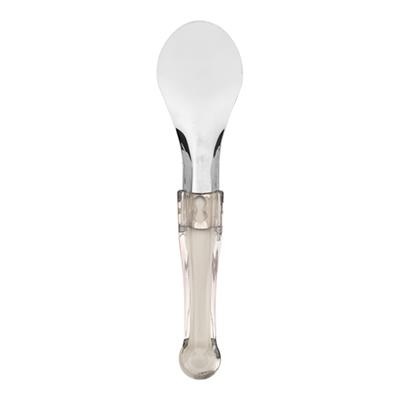 Ijsschep/spatel RVS - transp handvat