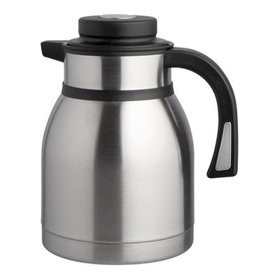 Isoleerkan thee/koffie 1.5l zwart met drukknop