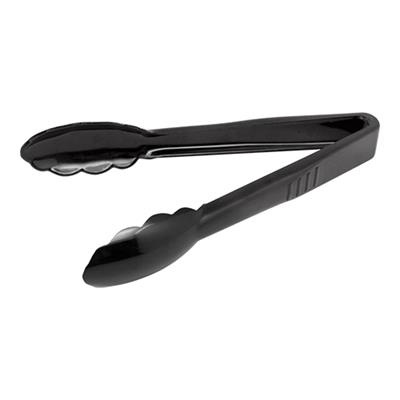 Salade/serveertang 23.0cm kunststof zwart