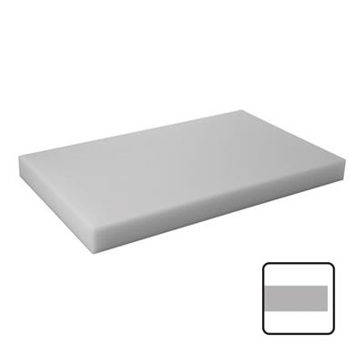 Snijplank 50.0x30.0cm(h)4.0cm wit zonder geul