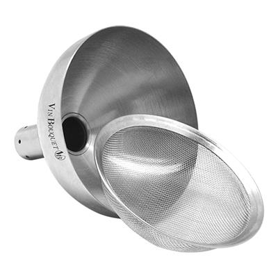 Decanteer trechter 9.0cm RVS