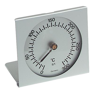 Oventhermometer 7.5x7.0cm aluminium 0° tot 300°c