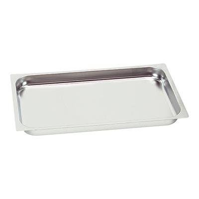 GN bak 1/1 2.0 cm RVS vlakke rand