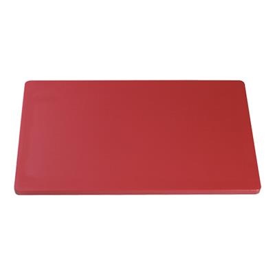 Snijplank 40.0x25.0cm(h)2.0cm rood zonder geul