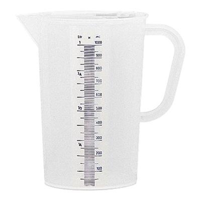 Maatbeker 1.0l kunststof