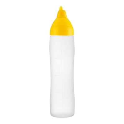Knijp/doseerfles 50.0cl gele dop