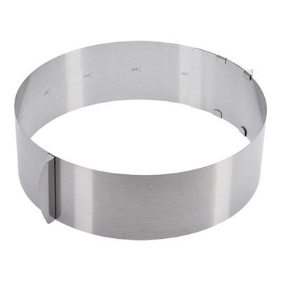 Taartring verstelbaar 16-30cm