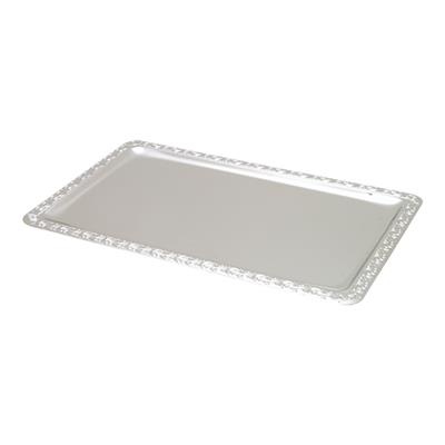 Serveerplateau 1/1GN RVS 18/0 met  dekor rand