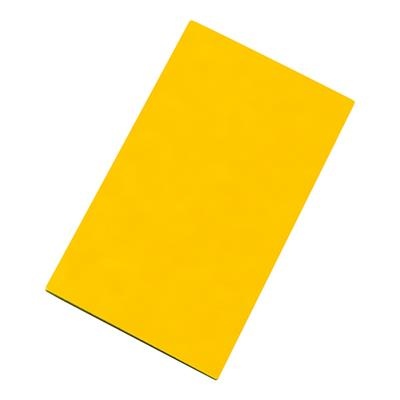 Snijplank 50.0x30.0cm(h)1.5cm geel zonder geul