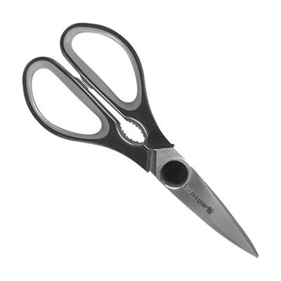 Keukenschaar 22.0cm zw./grijs RVS/kunststof