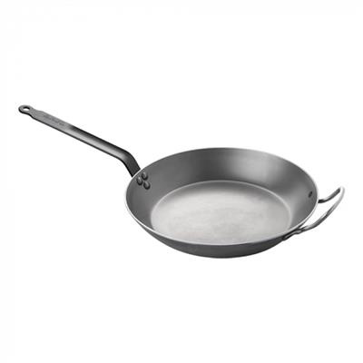 Lyonnaiserpan 32.0cm plaatstaal met greep debuyer