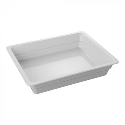 GN bak 1/2 6.5 cm melamine wit