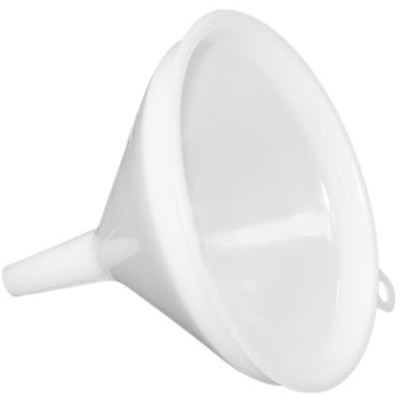 Trechter 10.0cm kunststof wit