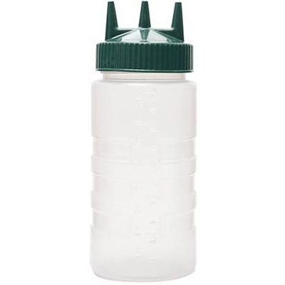 Knijp/doseerfles 50.0cl transparant triple