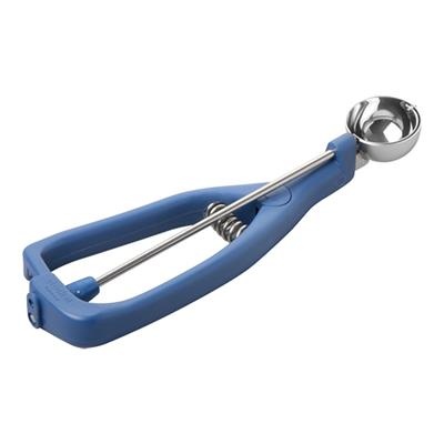Ijsportioneerlepel 1/70l blauw handvat