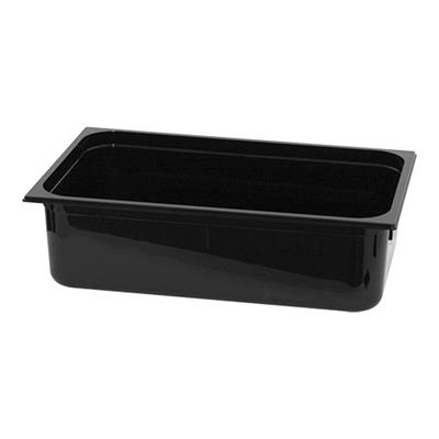 Gn bak 1/1 (h)15.0cm zwart polycarbonaat