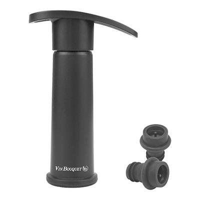 Vacuumpomp ten behoeve van wijnfles incl. 2 stoppers