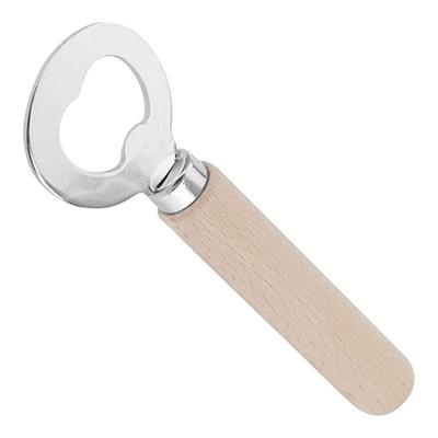Flesopener 14.10cm staal/hout handvat westmark