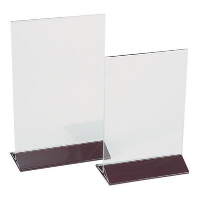 Menustandaard (h)21.0cm a5 plexiglas