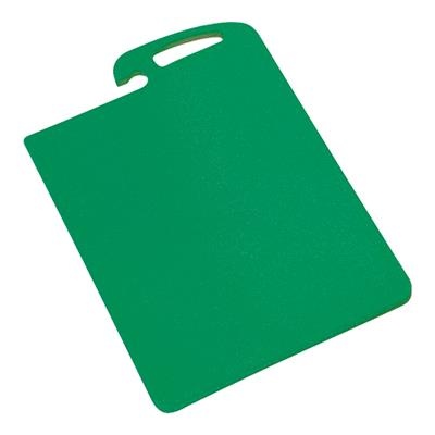 Snijplank 45.0x30.0cm(h)1.5cm groen m/ geul+greep