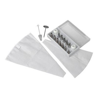 Start pakket spuitmondjes rvs + spuitzakken 