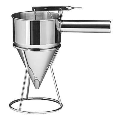 Doseer trechter 1.0lt RVS