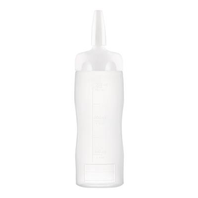 Knijp/doseerfles 35.0cl transparant