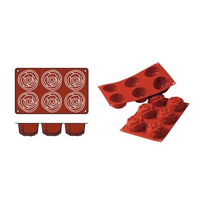 Bakmat 1/3GN type u rose 7.6x4.0cm