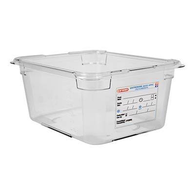 Gn bak 1/2 (h)15.0cm polycarb.