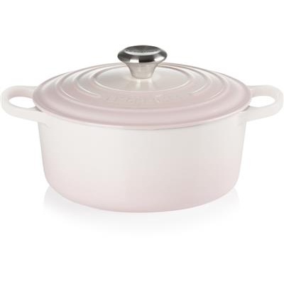 Braadpan rond 24.0cm 4.2l shell pink Le Creuset