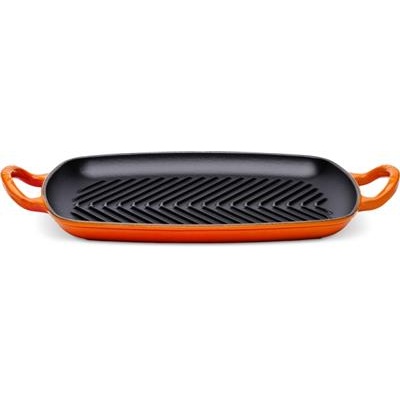Braadslede Grill 38.5x21.8cm oranje Le Creuset