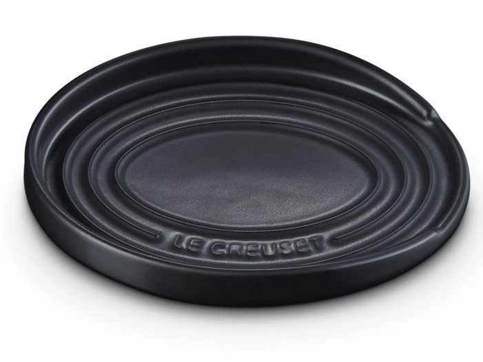 Lepelhouder ovaal 15.0cm mat black Le Creuset