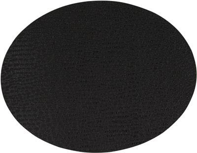 Placemat Oval L 35.0x46.0cm lace black