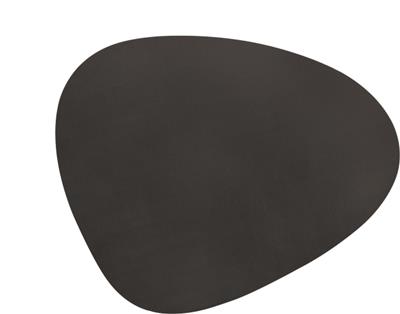 Vloerkleed oval XXXL 92.0x108.0cm bull brown