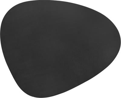 Vloerkleed oval XXXXL  115.0x135.0cm bull black