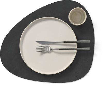 Placemat Curve L 37.0x44.0cm nupo black