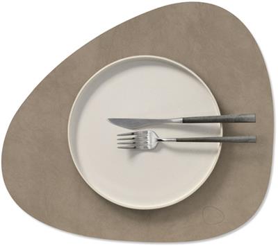 Placemat Curve M 31.0x35.0cm nupo nomad grey