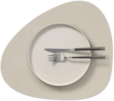 Placemat Curve M 31.0x35.0cm nupo oyster white