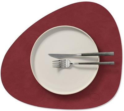 Placemat Curve M 31.0x35.0cm nupo red
